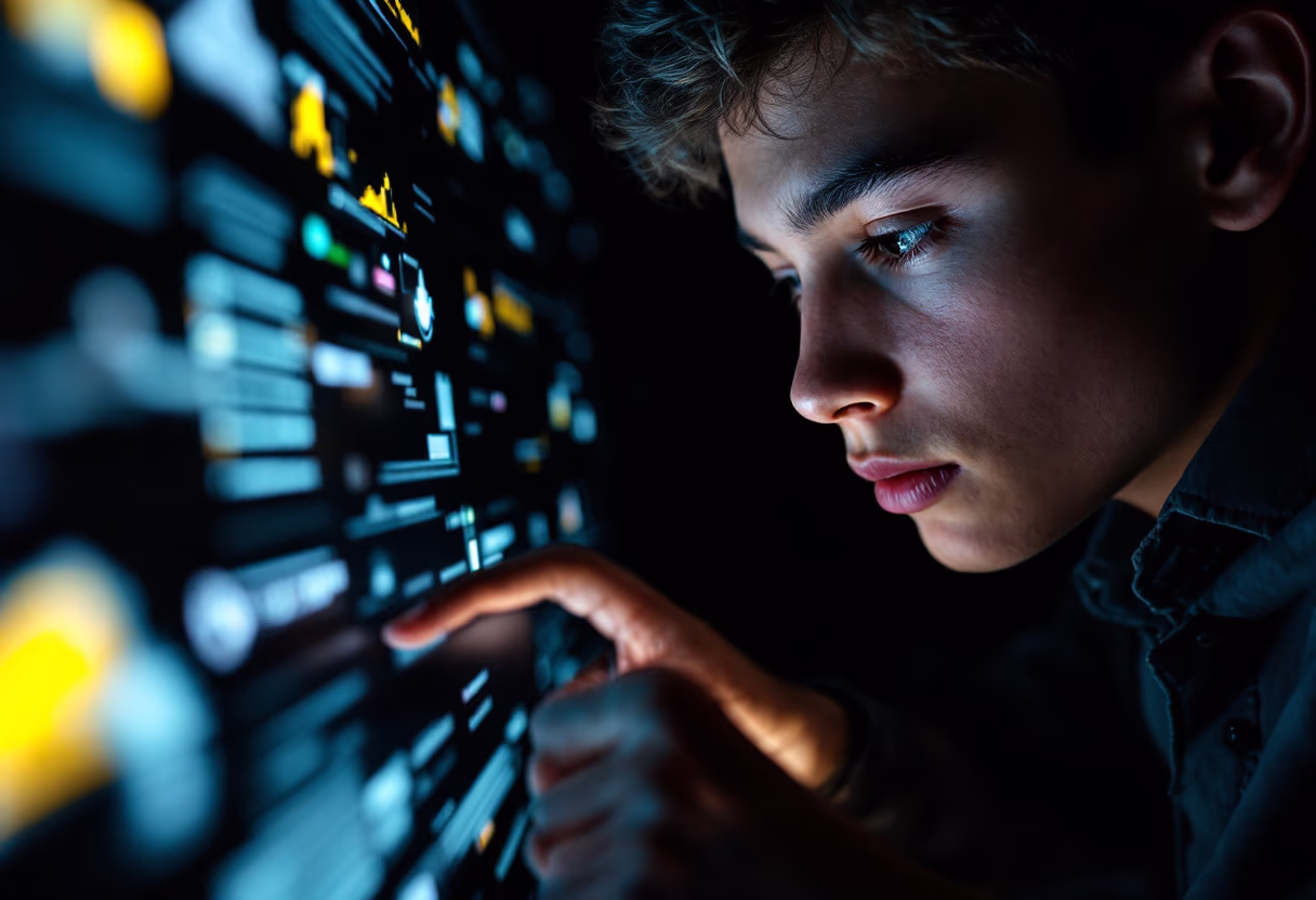 image of writing an email in a pr firm